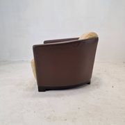 Set of 2 Calia Club or Lounge Chairs, Italy 1980's