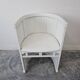 Pair of antique horseshoe accent chairs attributed to Hans Gunther Reinstein.