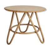 Rattan coffee table from the 60s.