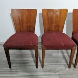 Art Deco Style Dining Chairs by Jindrich Halabala