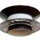 Pendant light "Trava" large brown version by Carl Thore for Granhaga Metallindustri. Sweden 1970s.