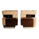 Pair of vintage mid-century bedside tables