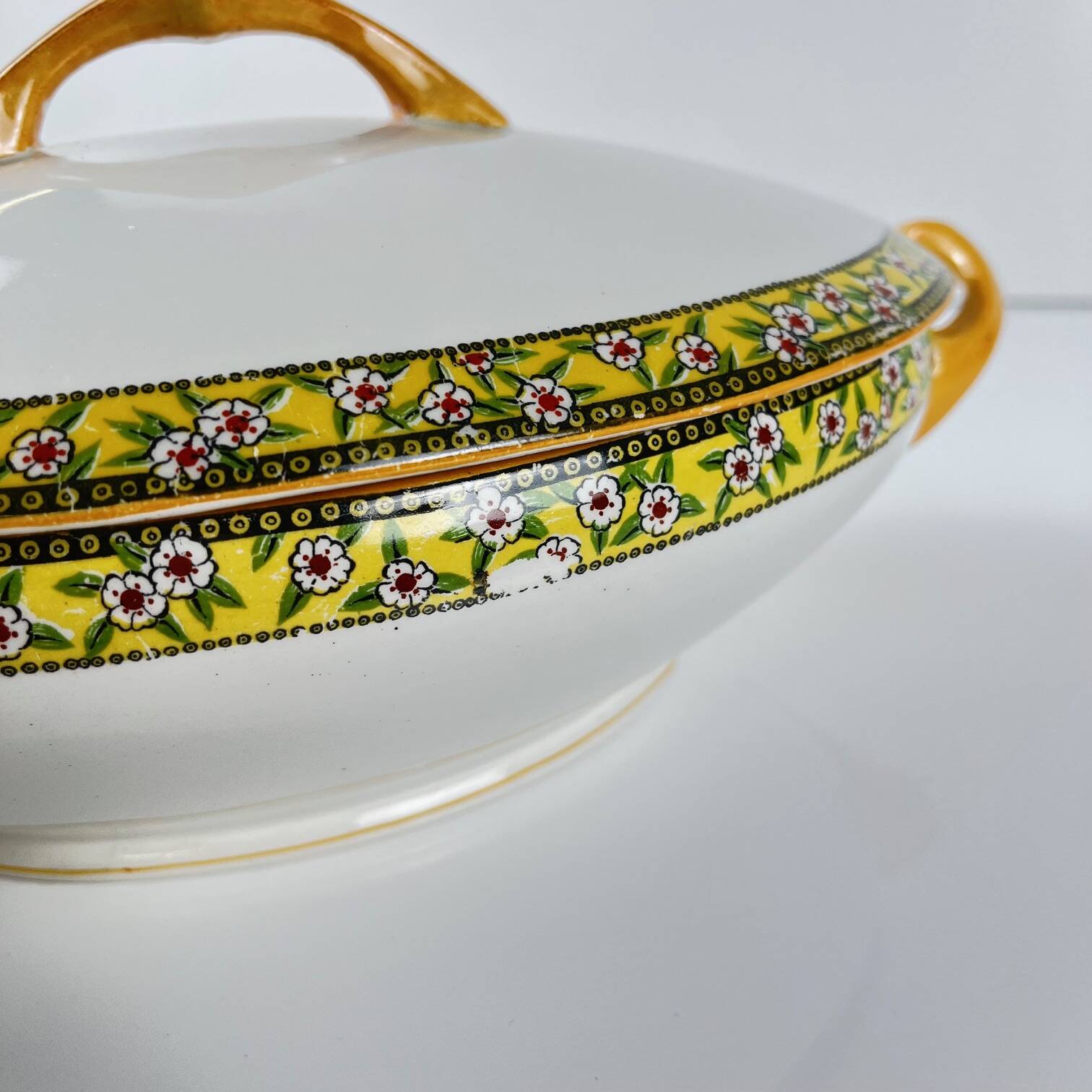 "Yvonne" iron earth soup tureen, Orchies, early 20th century