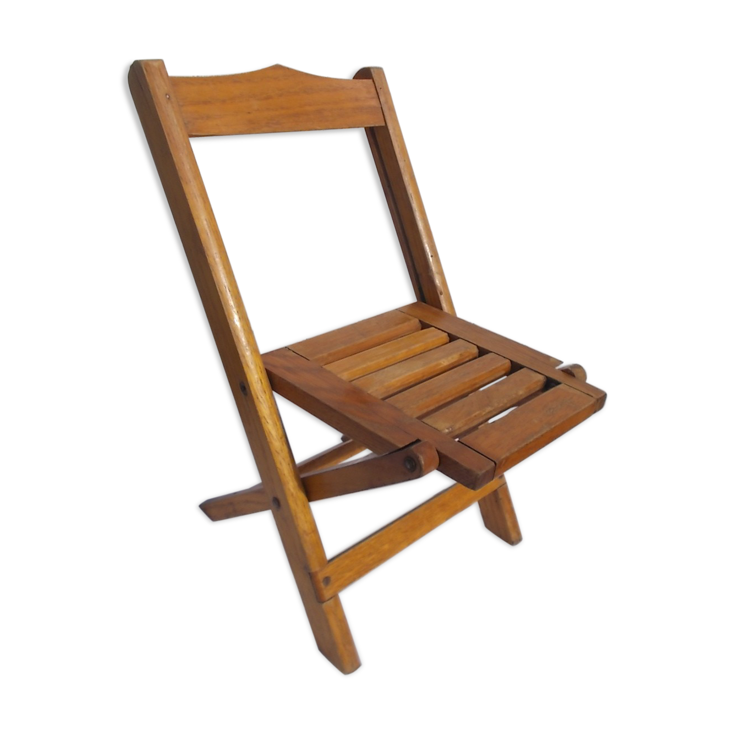 Foldable wooden chair for children