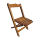 Folding wooden chair for children