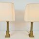 Neoclassical Empire Brass Table Lamp, France, 1960, Set of 2