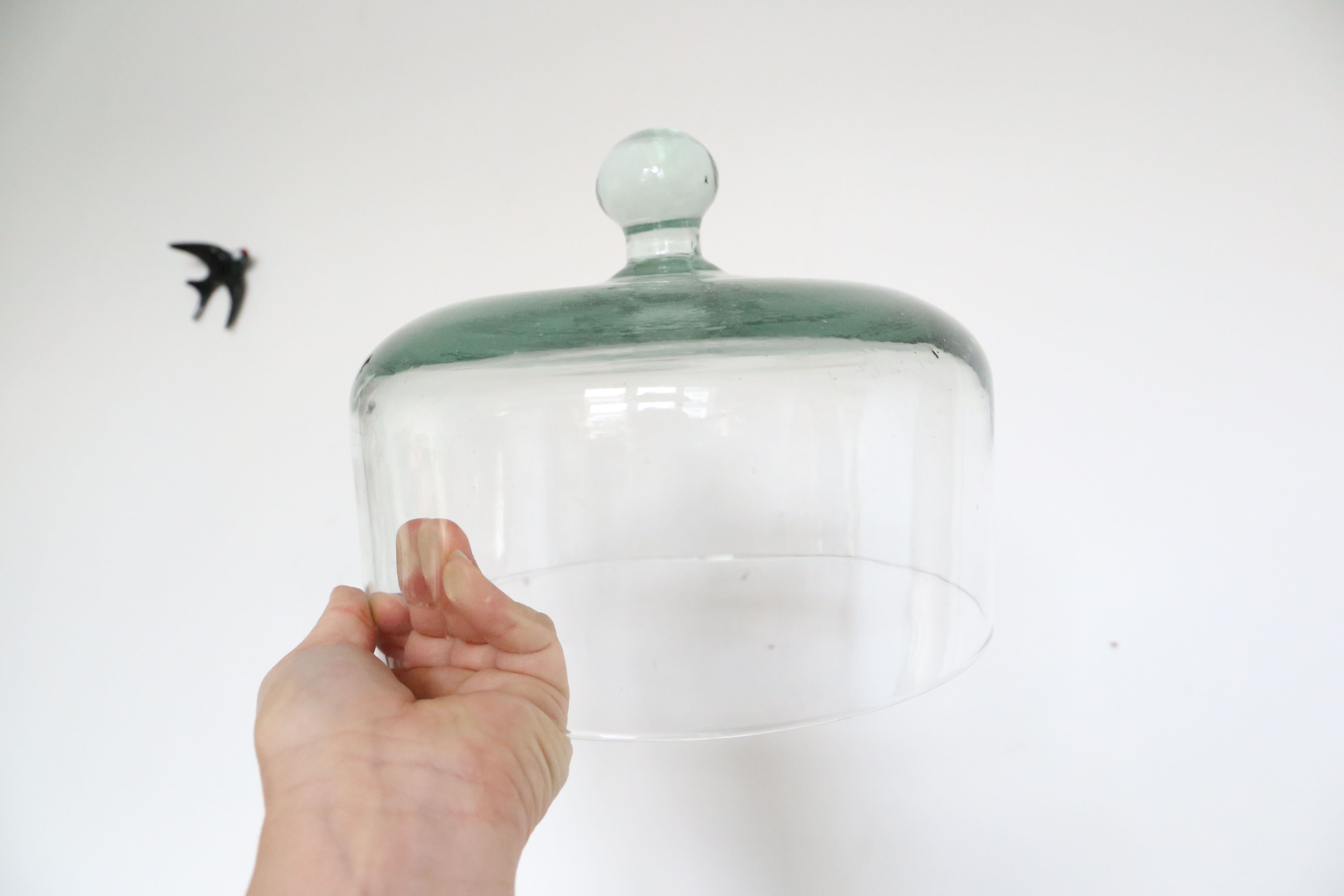 Glass bell from the 50s, vintage