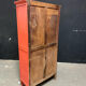 Armoire vitrée terracotta