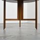 André Sornay round mahogany table, Sornay Furniture 1960