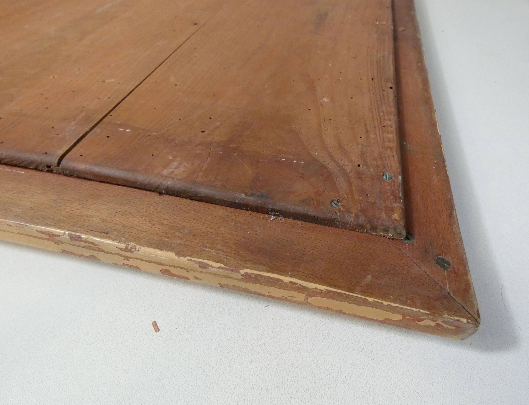 Miroir vintage en bois peint