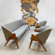 Midcentury scandinavian design lounge set sofa armchairs