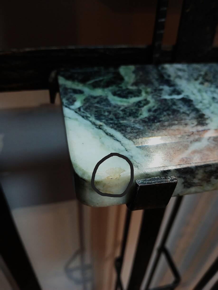 Portemanteau Art Déco en fer forgé