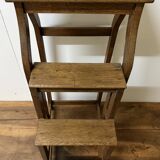 Stool transforming into a step ladder.