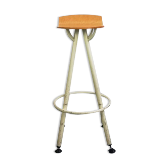 Tabouret d'école vintage