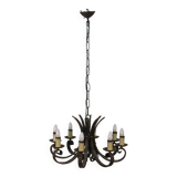 Lustre en fer forgé des années 40
