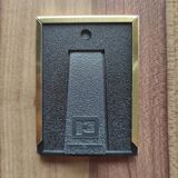 Set of 3 mini vintage gold and silver metal photo frames