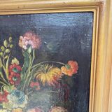Painting, oil on canvas, Pair of Large Still Lifes with Flowers
