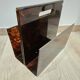 Designer plexiglass magazine rack