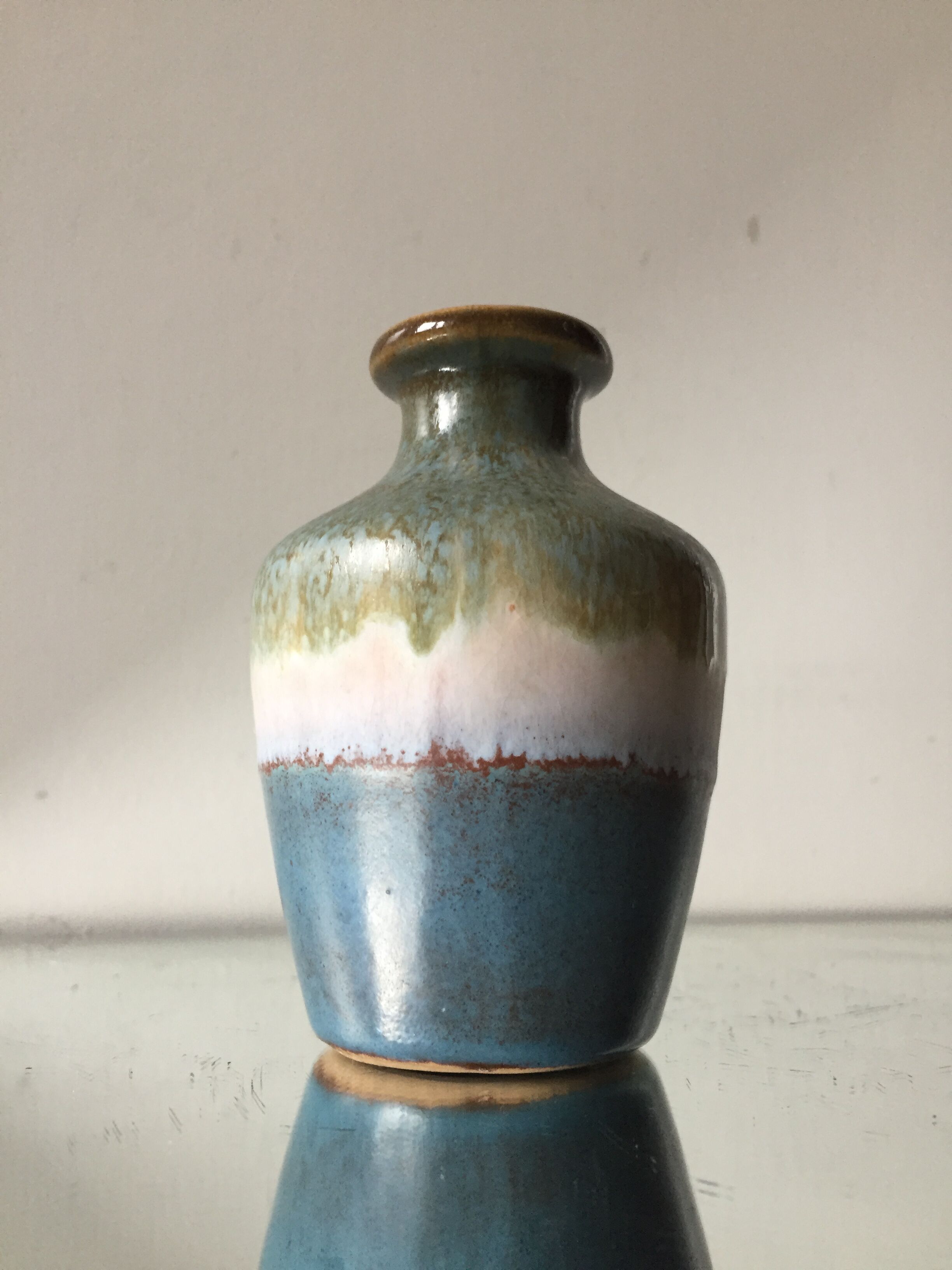 Scandinavian Stoneware Vase Midcentury
