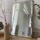 Very stung old bevelled mirror 39x60cm