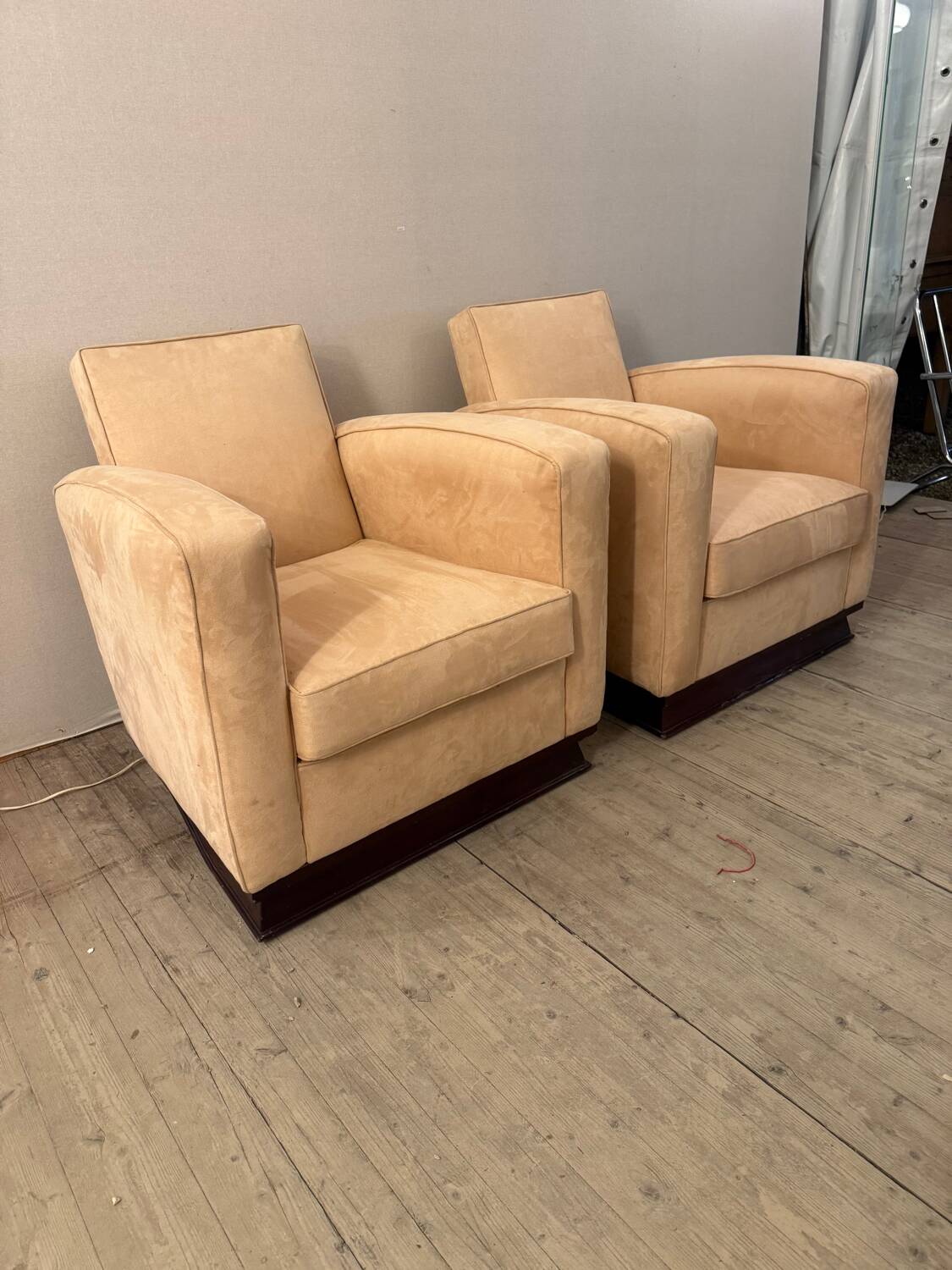 Pair of Art Deco armchairs