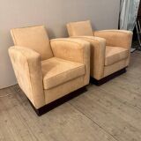 Pair of Art Deco armchairs
