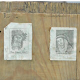 German hand painted cabinet from 1812