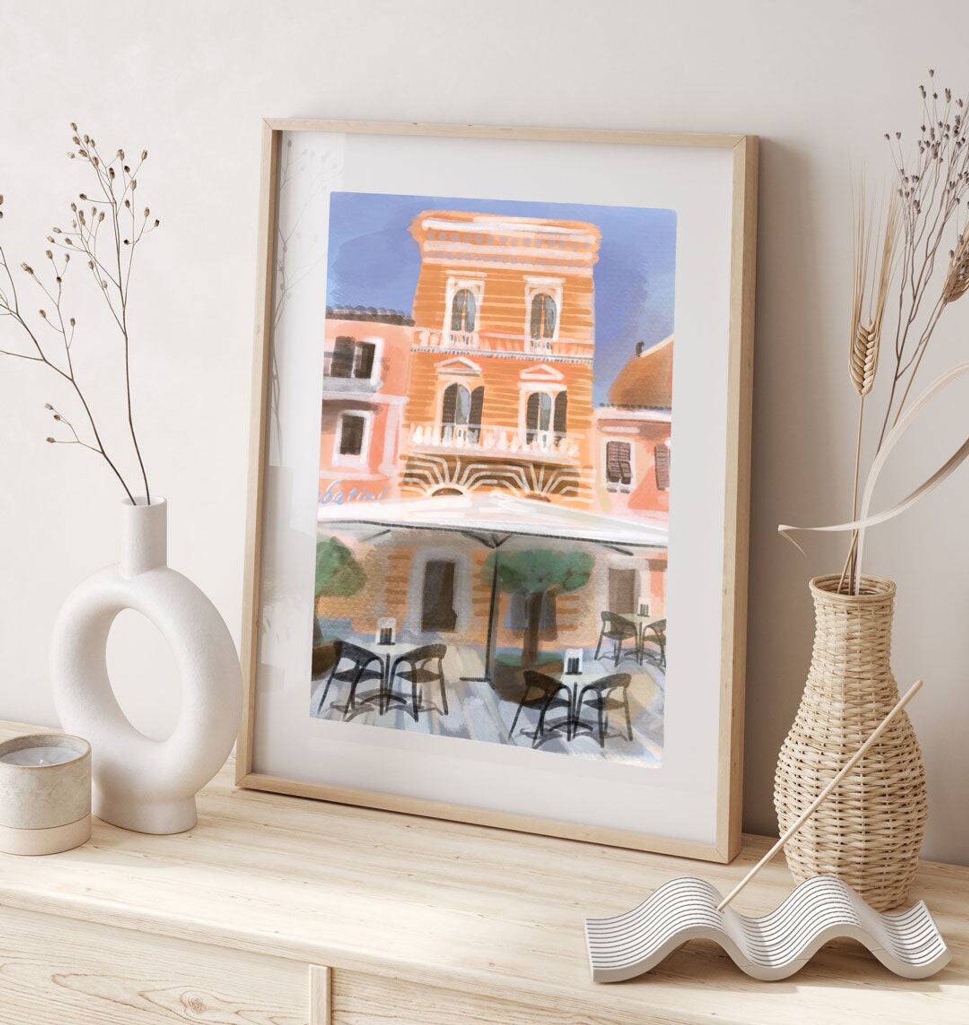 Illustration "Une journée à la Maddalena" A4