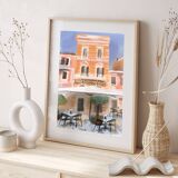 Illustration "A day at Maddalena" A4