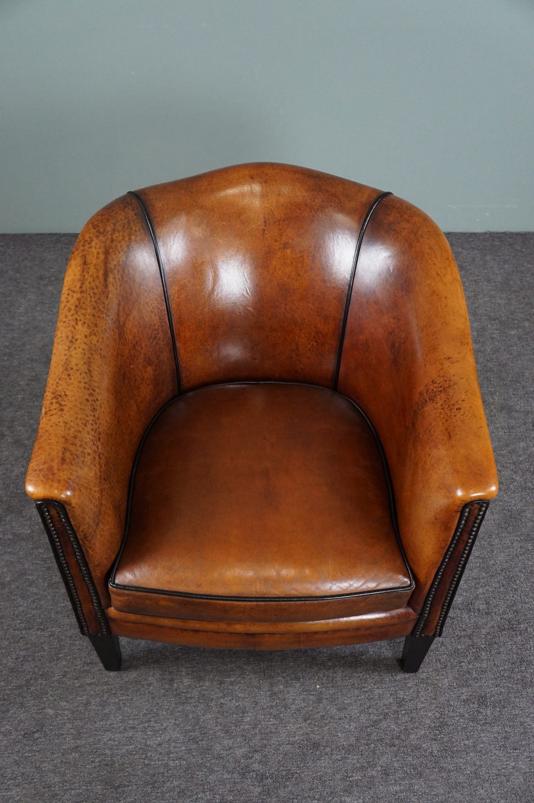 Sheepskin armchair