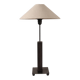 Mid-Century Swedish Wood And Iron Tall Lamp