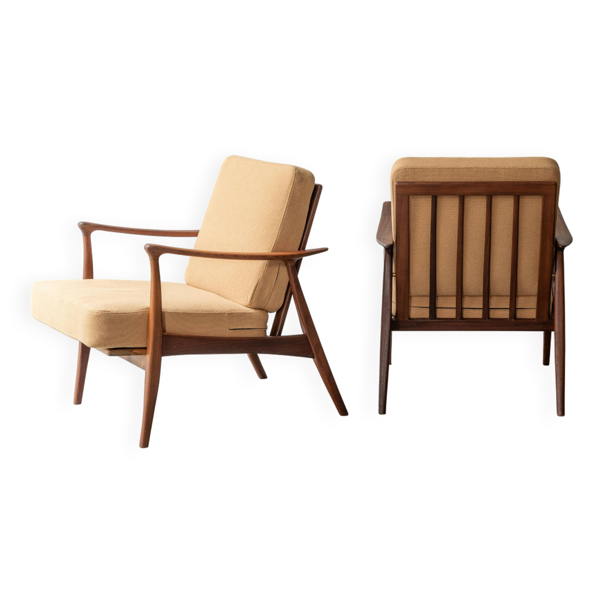 Set of 2 Easy Chairs Danish design