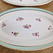 2 Céranord Saint Amand butter dishes - vintage small plates