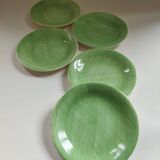 5 dessert plates Salins Mistral