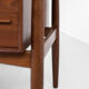 Midcentury Danish desk in teak by Arne Vodder for HP Hansen 1960s
