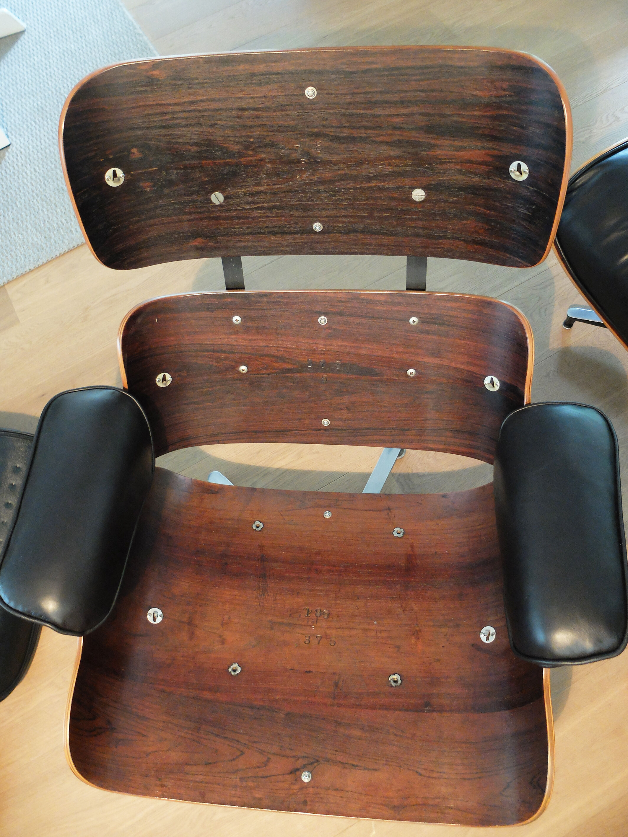 Armchair 670 & ottoman 671 by Charles & Ray Eames for Herman Miller, 1960s