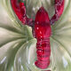 1950s Brad Keeler serving tray Lobster slip