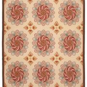 Handmade European Vintage Aubusson Kilim 308 cm x 356 cm