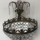 Lustre pampilles en cristal
