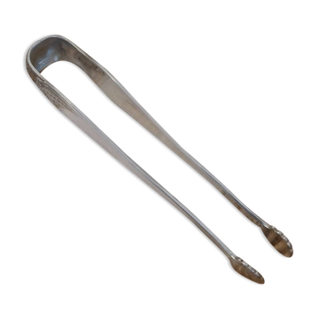 Pince à sucre en métal argent art nouveau