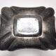 Vintage Rectangular Embossed Silver Plated Tray / Centerpiece by Olri, Italy