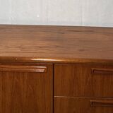 Buffet rétro vintage en teck du milieu du siècle par Meredew 1970