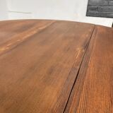 Round folding pine table mountain furniture