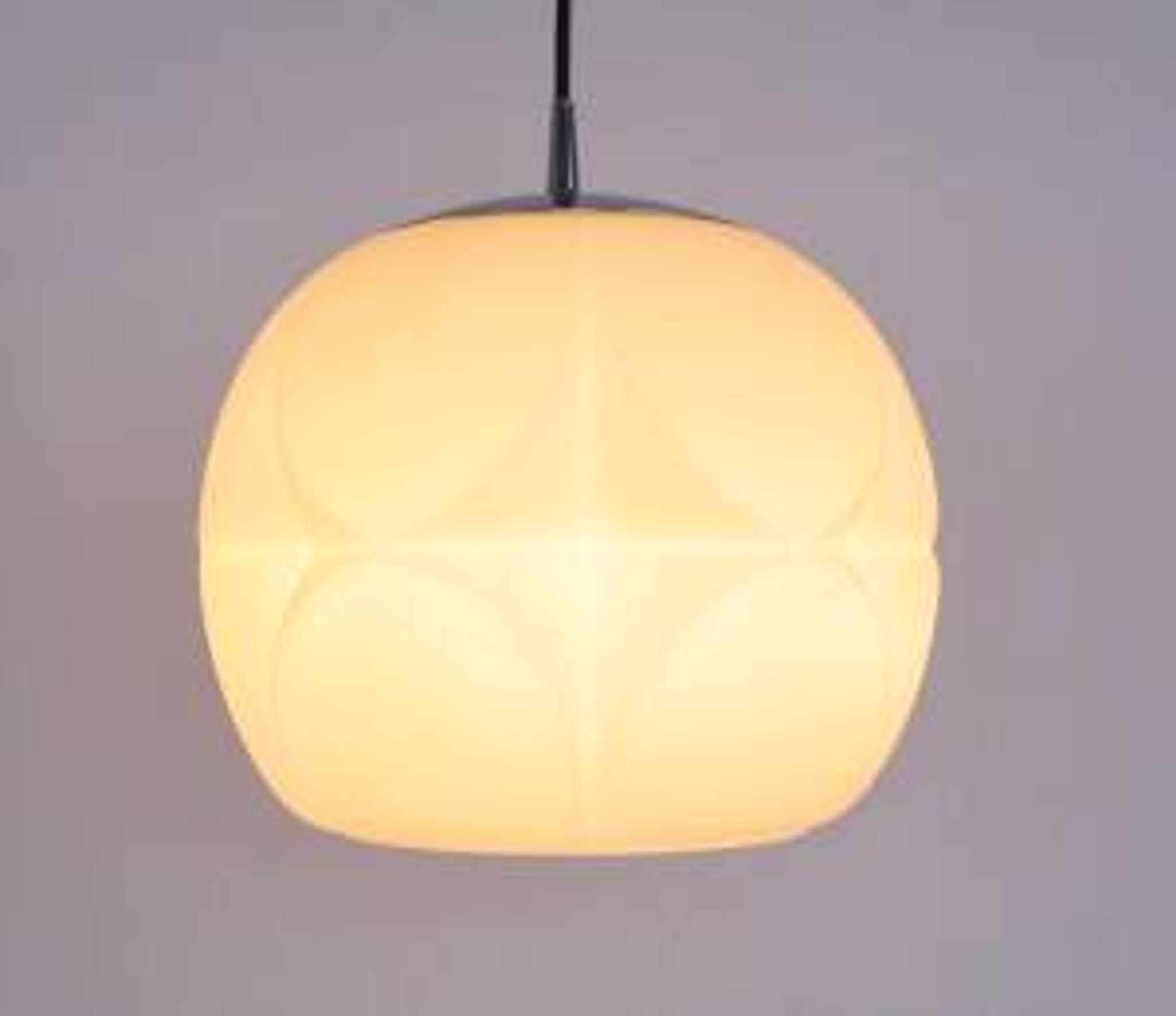 Peil & Putzler opaline glass pendant lamp
