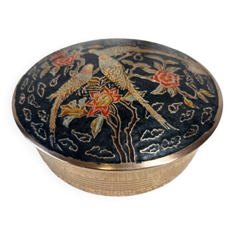 Parrots brass box
