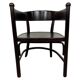 Large armchair of the Secession no.6549 by Josef Hoffmann for Thonet