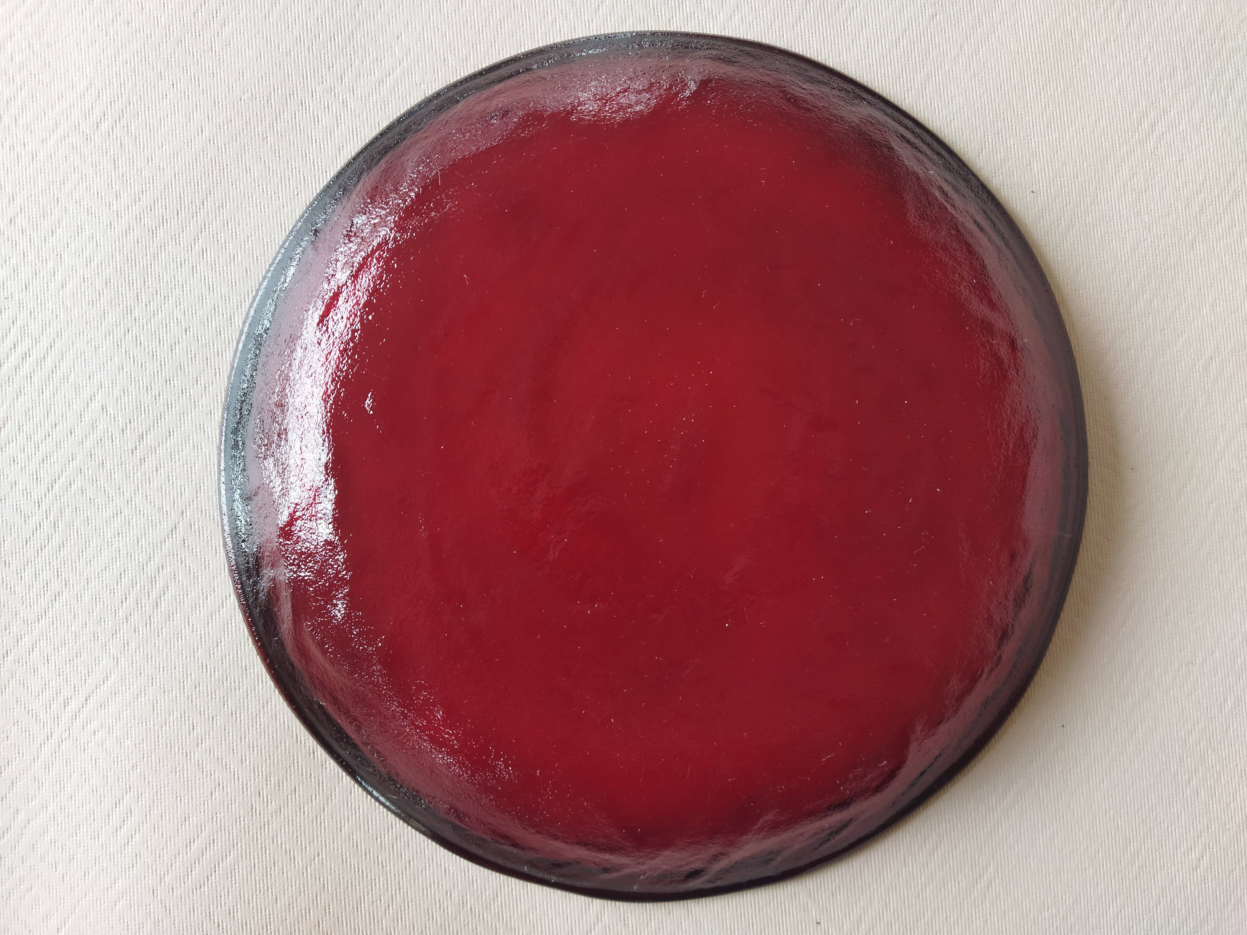 8 Arcoroc Sierra Rubis dinner plates