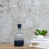 Decorative moulded glass carafe