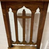 Chaise prie Dieu en chêne massif XIX siècle