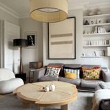 Charlotte Perriand's "Rio" rattan coffee table by Cassina
